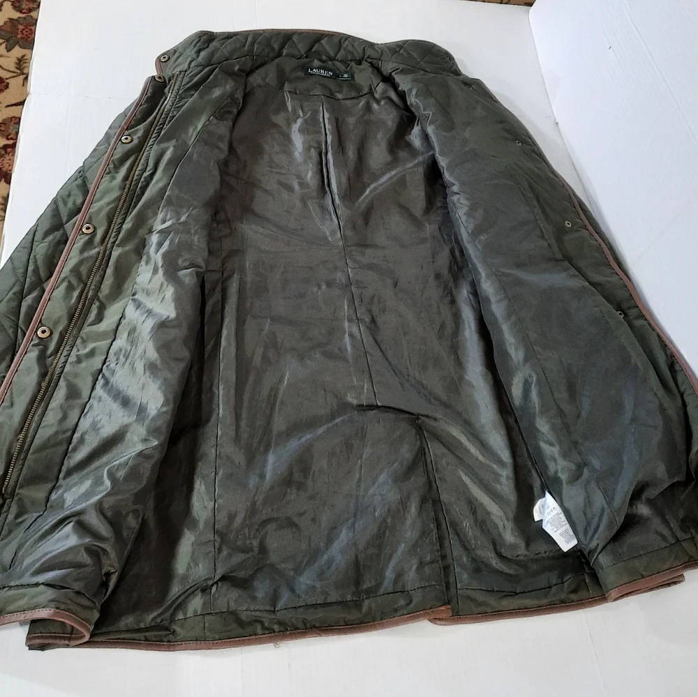 Lauren Ralph Lauren Long Quilted Coat - Picture 5 of 8